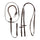 Acavallo Thiedemann Reins Tubular Nylon #colour_brown