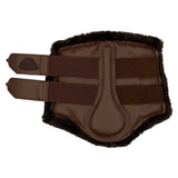 Acavallo Front Brushing Boots Eco-Leather & Faux Sheepskin #colour_brown