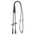 Acavallo Tubular Reins Leather & Rubber #colour_brown