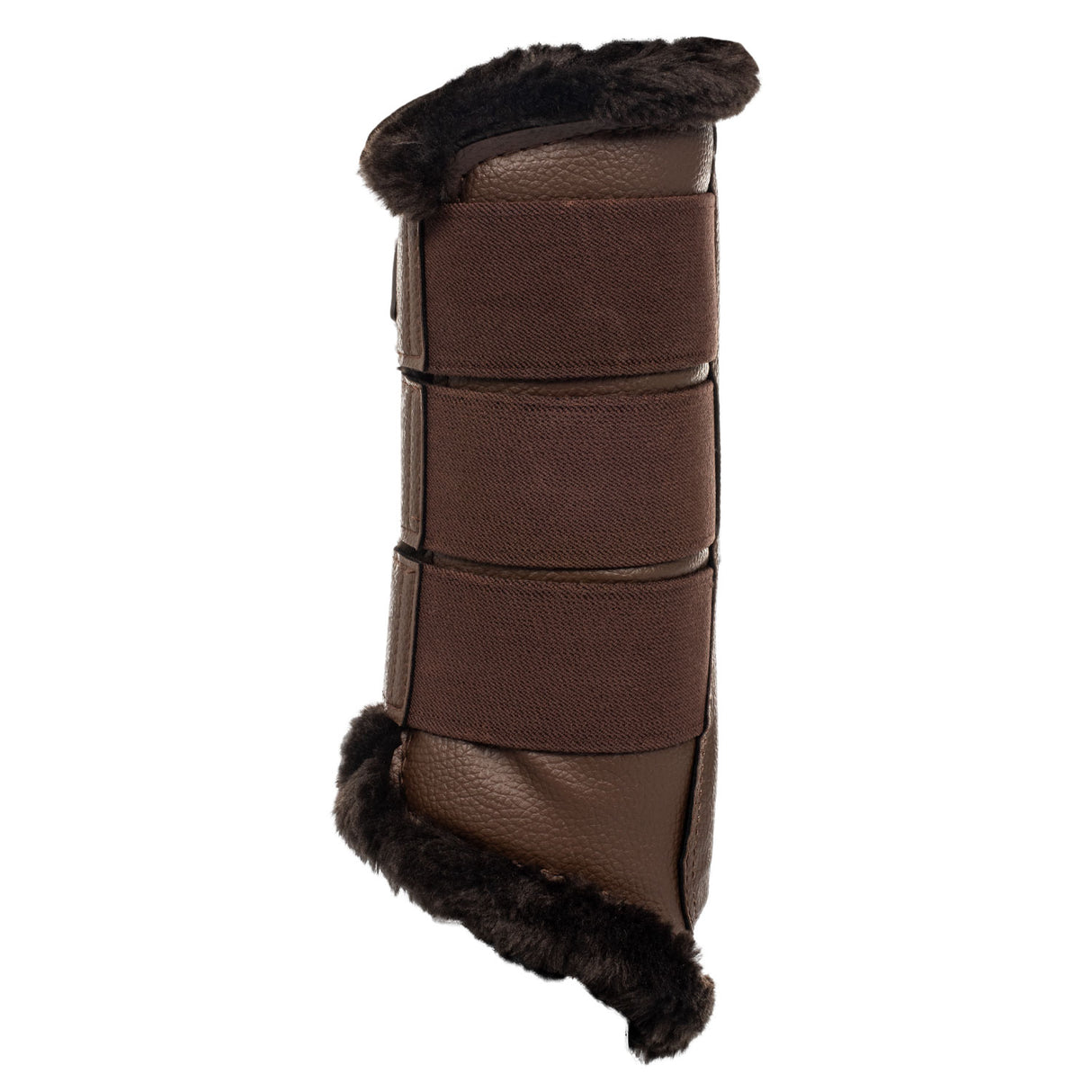 Acavallo Hind Brushing Boots Faux Leather & Faux Sheepskin