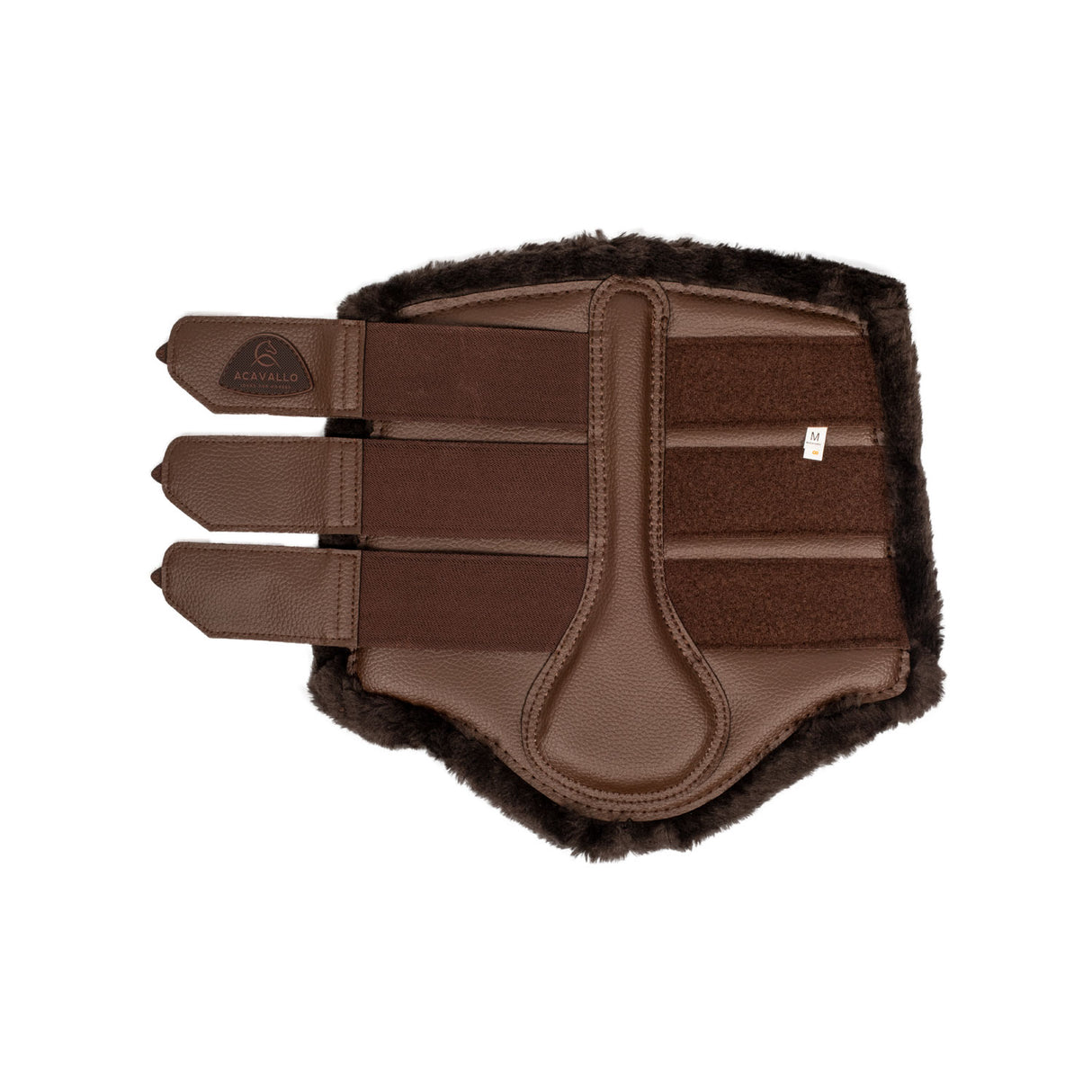 Acavallo Hind Brushing Boots Faux Leather & Faux Sheepskin