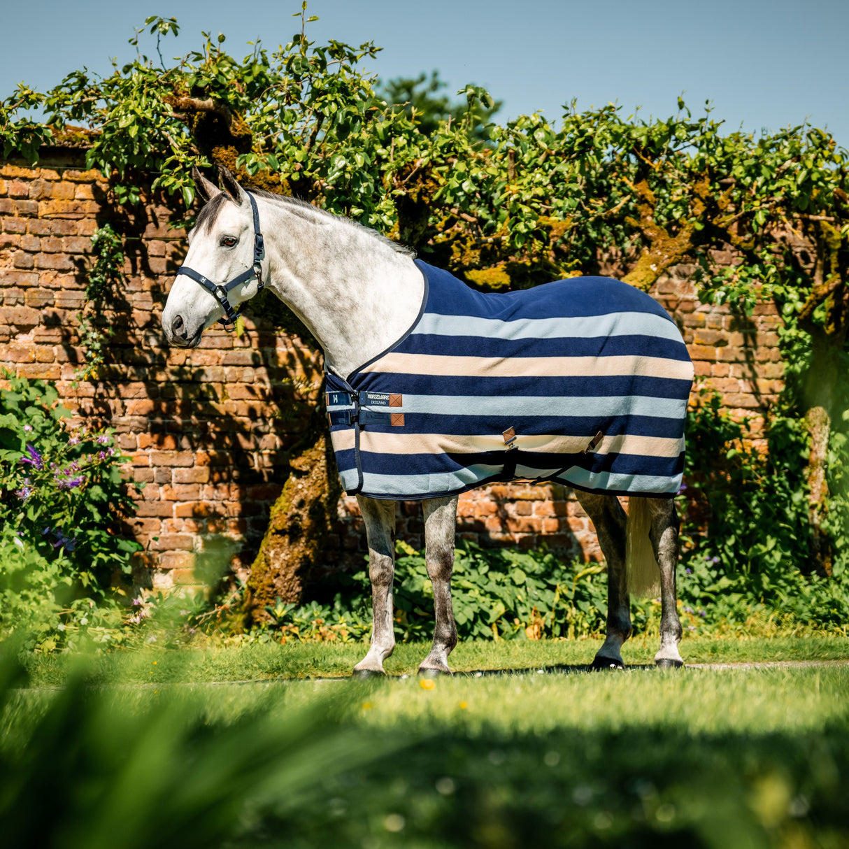 Horseware Ireland Newmarket Fleece Cooler #witney-navy