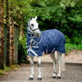 Horseware Ireland Rhino Pony Plus 100g #colour_navy-titanium-grey-classic-blue