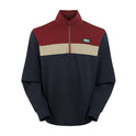 Ridgeline Mens Back Slider Rugby Top #colour_navy-multi
