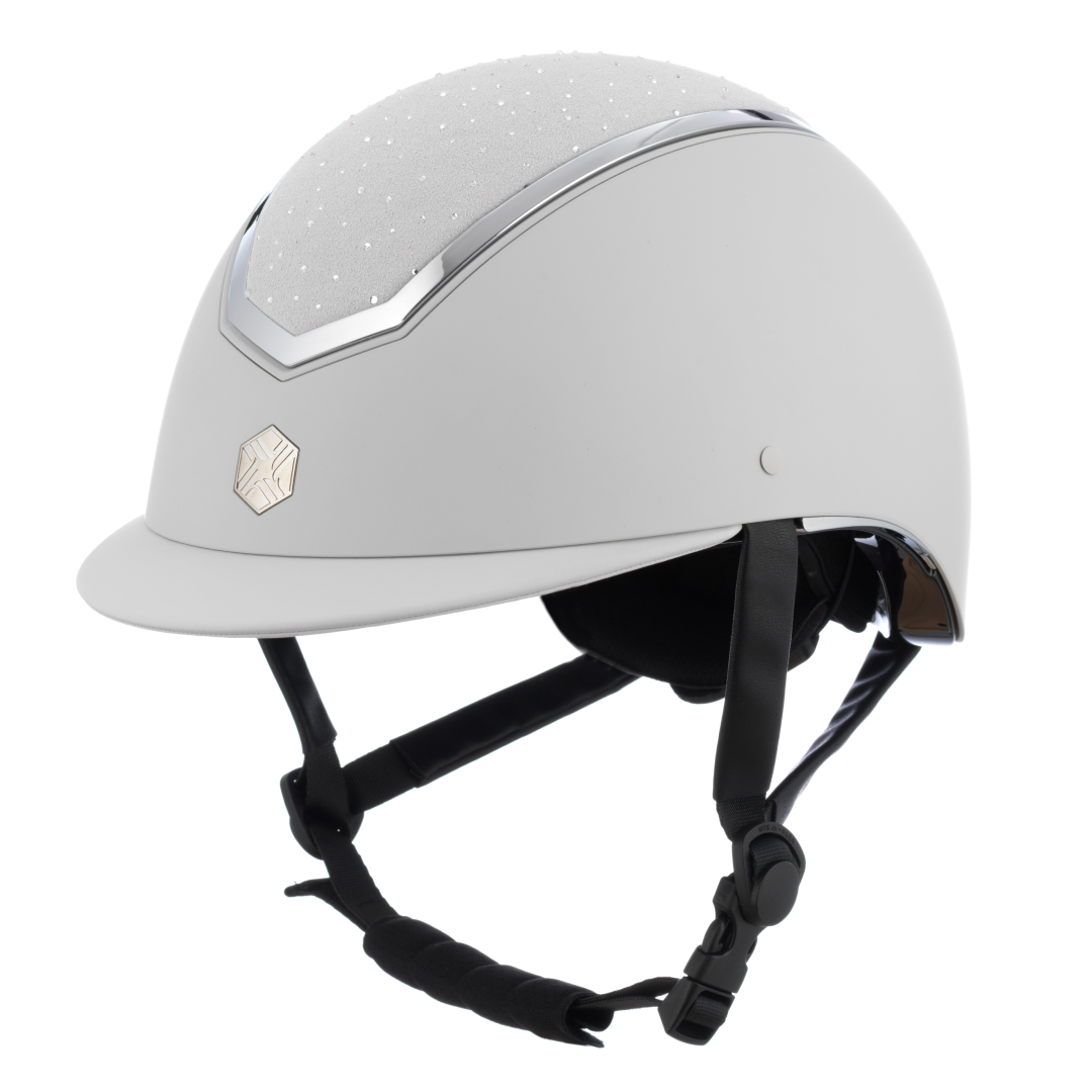 GS Exclusive Charles Owen Pearl Grey Kylo Riding Hat