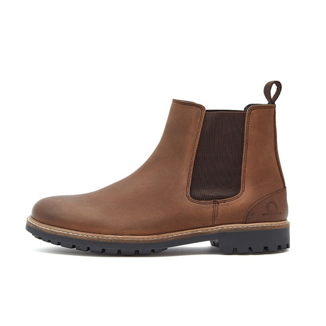 Chatham Chirk Premium Leather Chelsea Boots #colour_brown