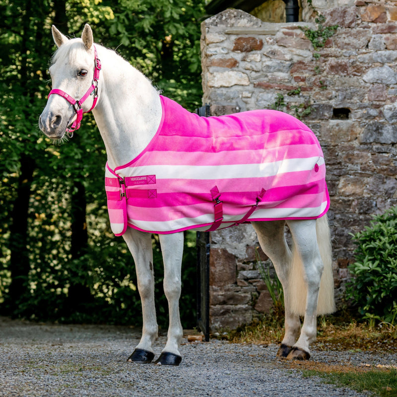Horseware Ireland Newmarket Pony Fleece Cooler #colour_witney-pink