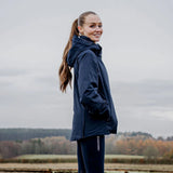 EQUIDRY Women's Iris Waterproof Riding Jacket #colour_navy