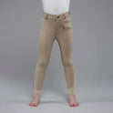 Toggi Children's Dartmoor Thermal Full Seat Breeches #colour_beige
