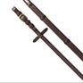 Equestro Reins For English Bridle With Brass-Plated Buckles #colour_brown