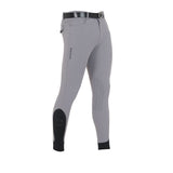 Equestro Men's Slim Fit Grip Breeches With Logo