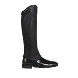 Equestro Unisex Gaiters Elastic Band With Logos #colour_black