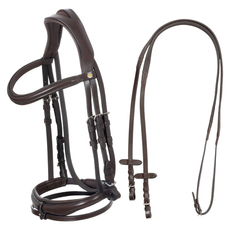 English bridle with anatomical noseband