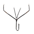LEATHER BREASTPLATE WITH ELASTIC INSERTS & REMOVABLE MARTINGALE