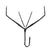 Tanned leather fork breastplate with embroideries