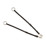 Tanned leather fork breastplate with embroideries