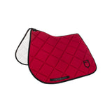Jumping saddle pad technical fabric with logo