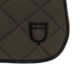 Dressage saddle pad technical fabric with logo