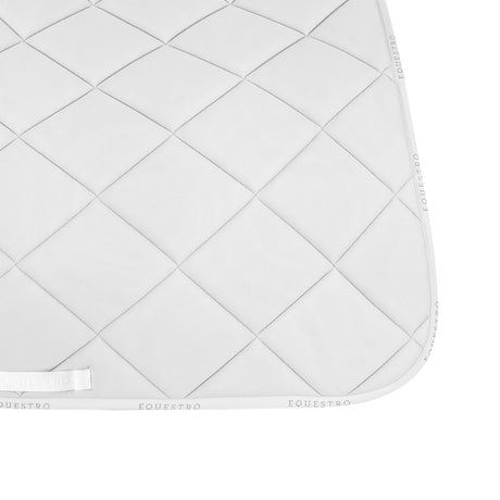 Equestro Dressage Saddle Pad Technical Fabric #colour_white