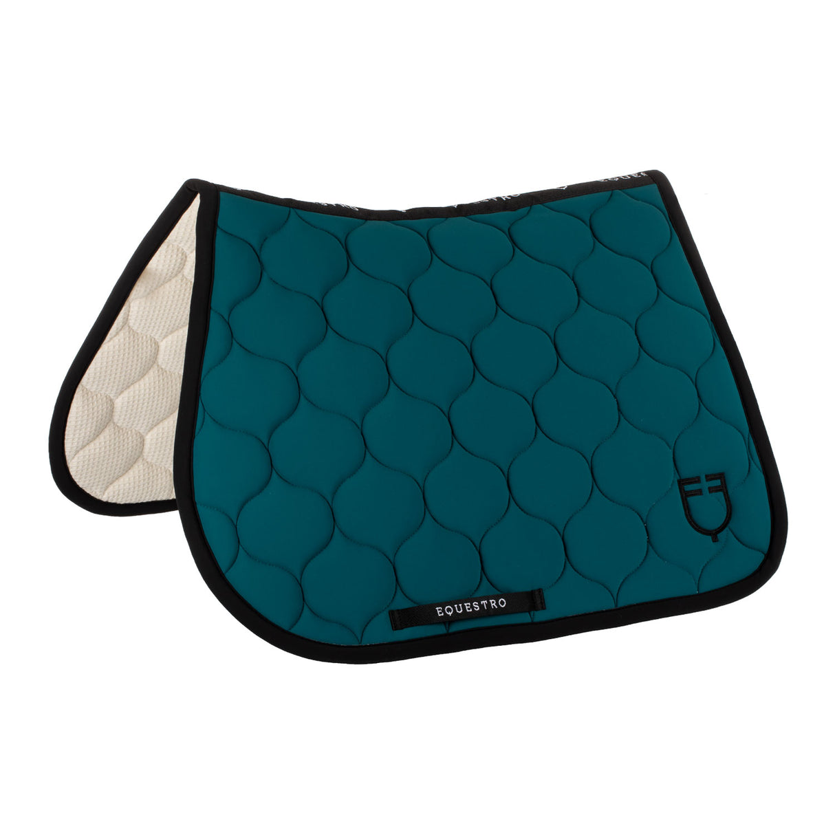 Equestro Jumping Saddle Pad With Onion Quilting