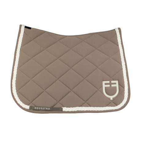 Braided cord dressage saddle pad