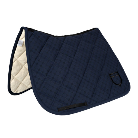 Dressage saddle pad with monogram print