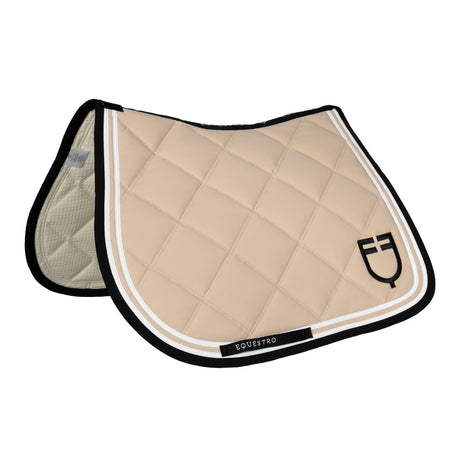 Double Stripes jumping saddle pad in technical fabric