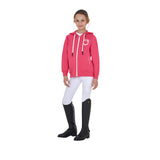 Girls' hoodie with front zip