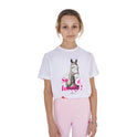 Equestro Girls' So Lovely Cotton T-Shirt #colour_white