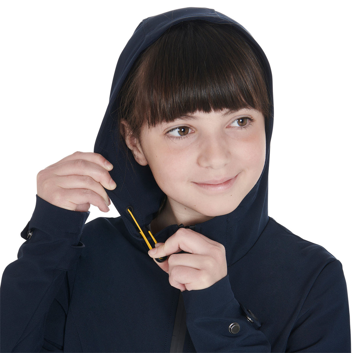 Kids' slim fit softshell jacket in technical fabric