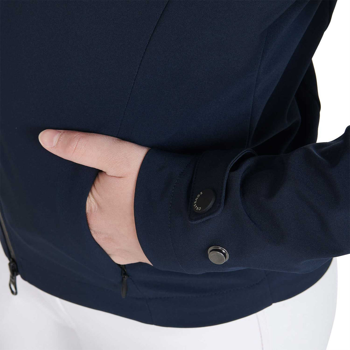Kids' slim fit softshell jacket in technical fabric