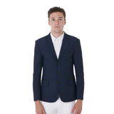 Men's competition jacket three buttons perforated fabric