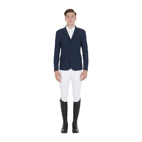 Men's competition jacket with side zip pocket