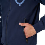 Men's EQ hoodie with front zip