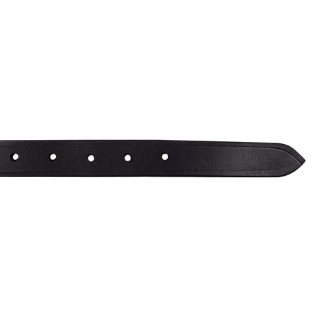 Equestro Leather Dog Collar With Geometric Pattern #colour_black