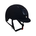 Helmet with colored velvet frame