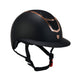 Equestro Helmet With Rhinestones And Wide Visor