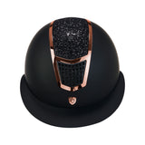 Equestro Helmet With Rhinestones And Wide Visor