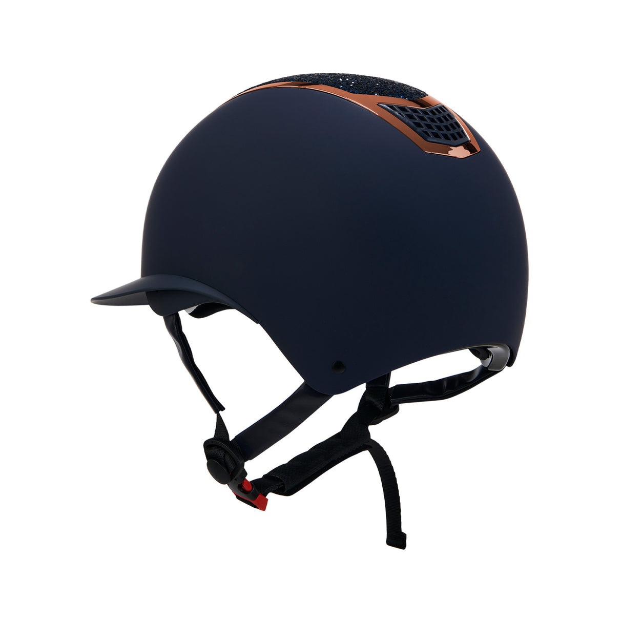 Equestro Helmet With Rhinestones And Wide Visor