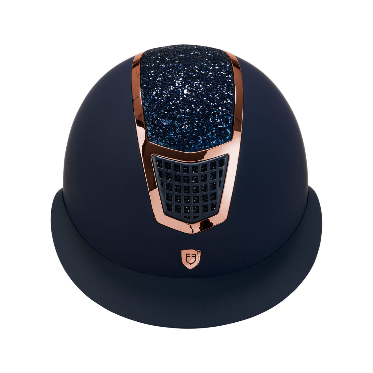 Equestro Helmet With Rhinestones And Wide Visor