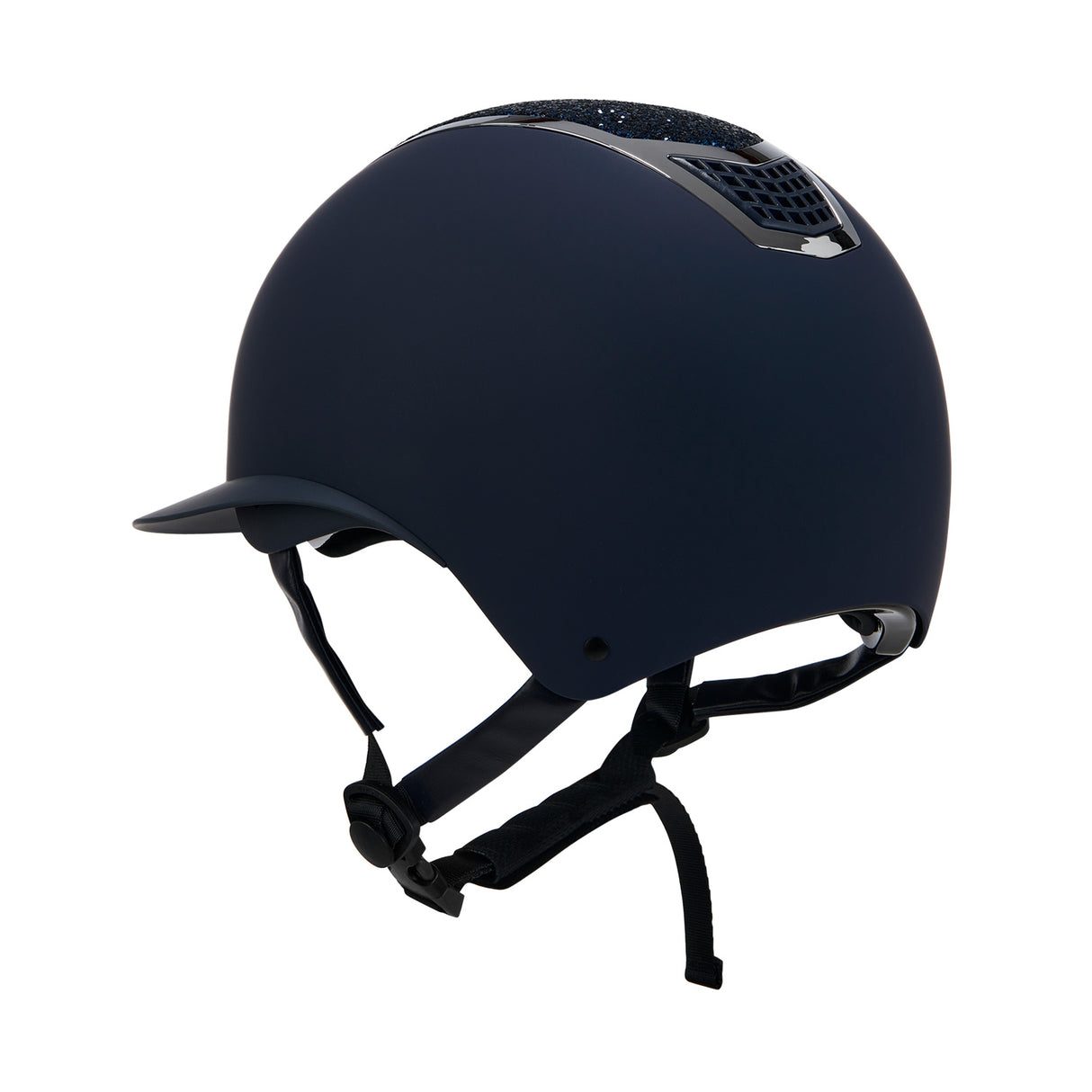 Equestro Helmet With Rhinestones And Wide Visor