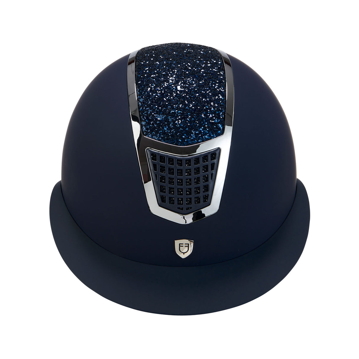 Equestro Helmet With Rhinestones And Wide Visor