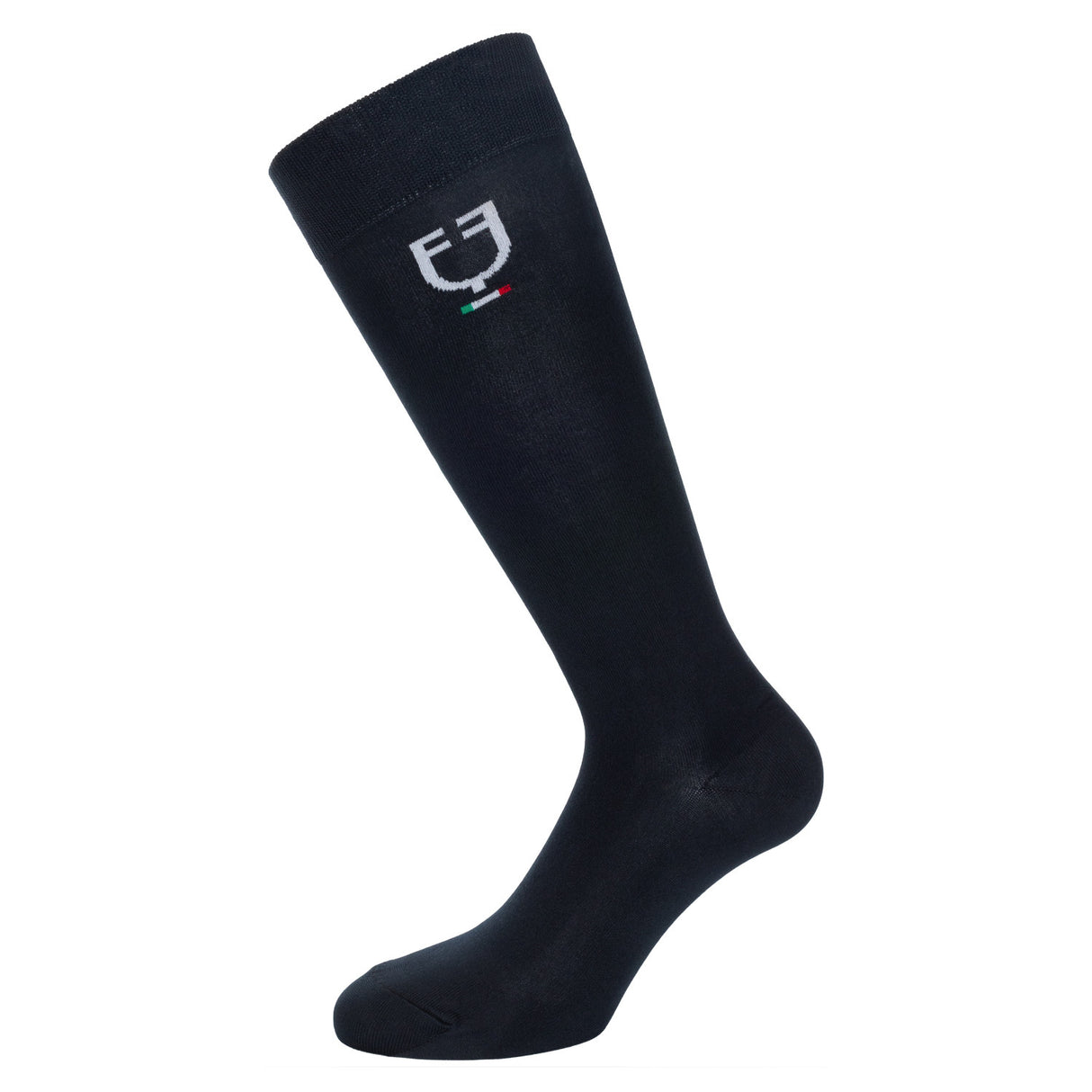 Stretch technical sock with Italian flag
