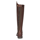 Unisex soft leather gaiters with side zip
