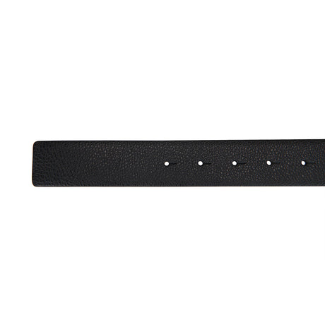 Equestro Double Face Smooth Leather Belt #colour_black-brown-gold