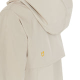Women's three-layer technical raincoat