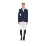Women's competition jacket three buttons perforated fabric
