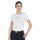 Equestro Women's Slim Fit T-Shirt Jumping With Rhinestone #colour_white