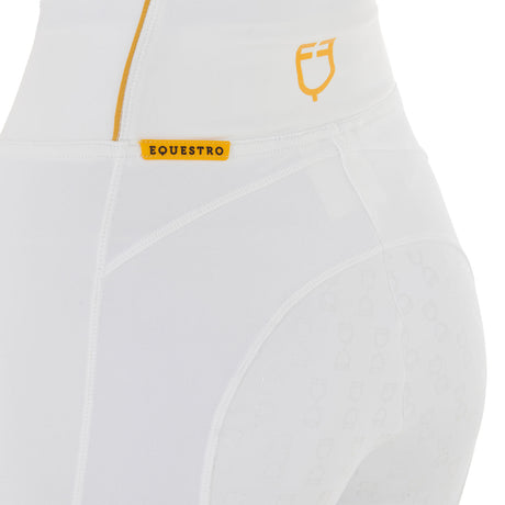 Equestro Women's Slim Light Light Leggings #colour_white