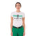Equestro Women's Stripe Horse Club Cotton T-Shirt #colour_white
